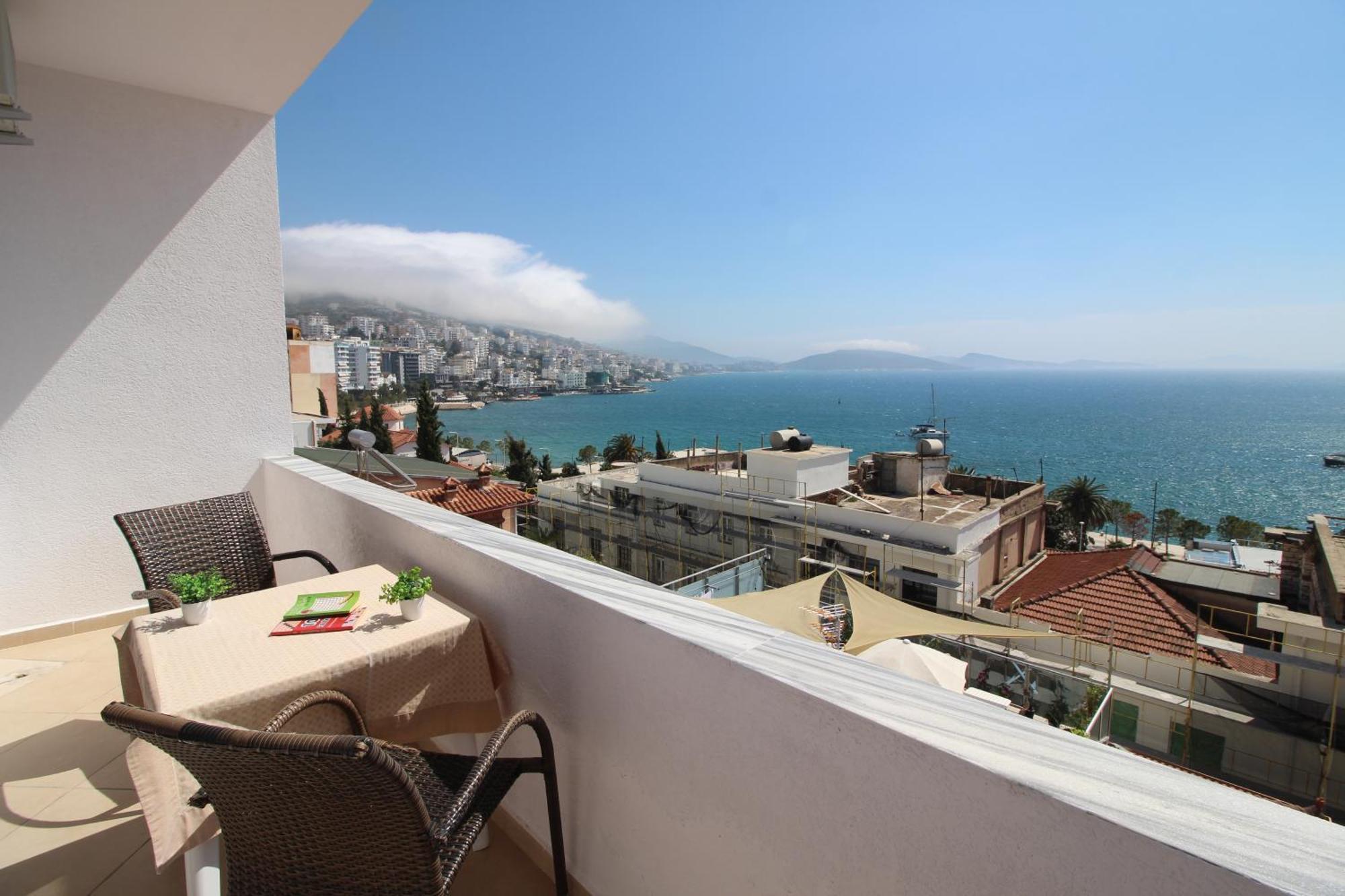 July Seaview Apartments Saranda Kültér fotó